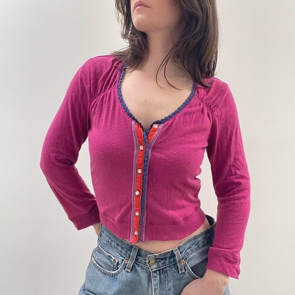 Free People Button Up Cardigan